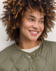 The Long Quilted Liner | Kalamata