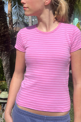 Hailie Long Striped Top