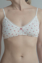 Bows & Heart Lace Bra