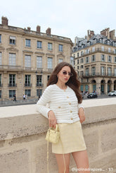 Cindy Cotton Cardigan - Ivory