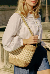 Rattan Tote Bag