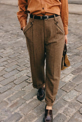Reign Wool Pants - Hazelnut