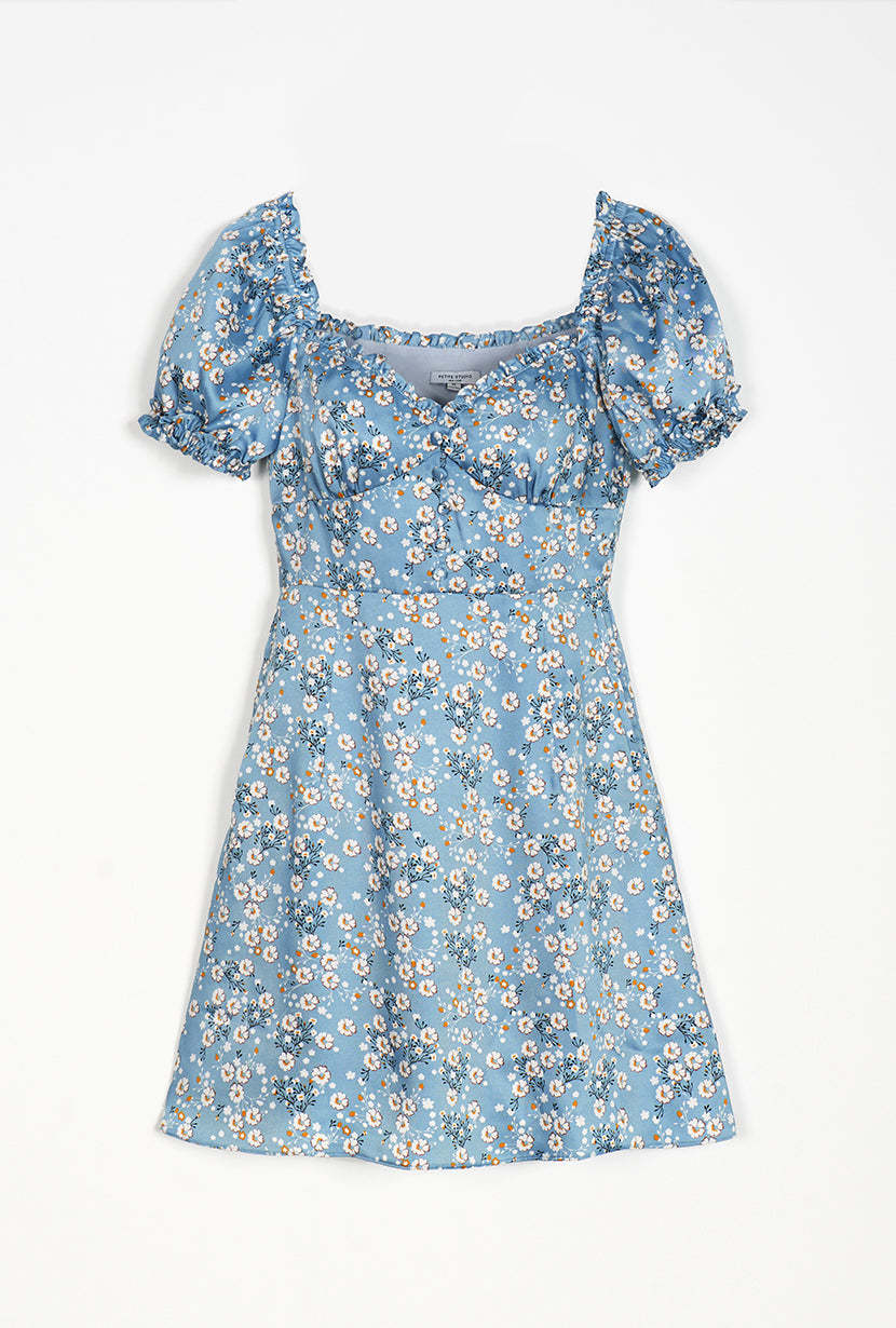 Maisy Dress - Blue Floral