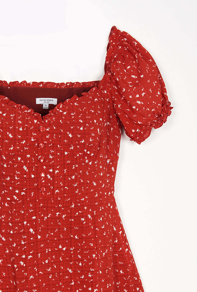 Maisy Dress - Red Print