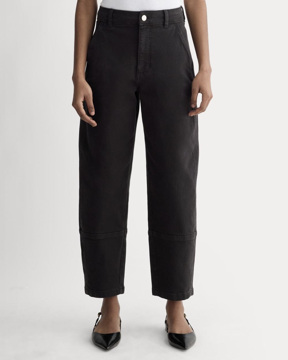 The Utility Barrel Pant | Black | Regular