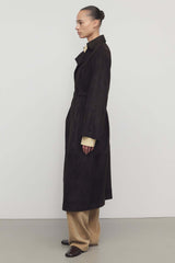 Solana Coat in Suede