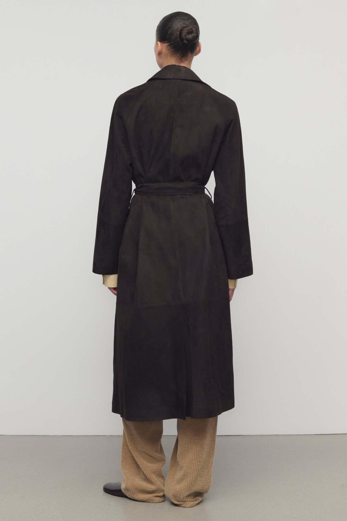 Solana Coat in Suede