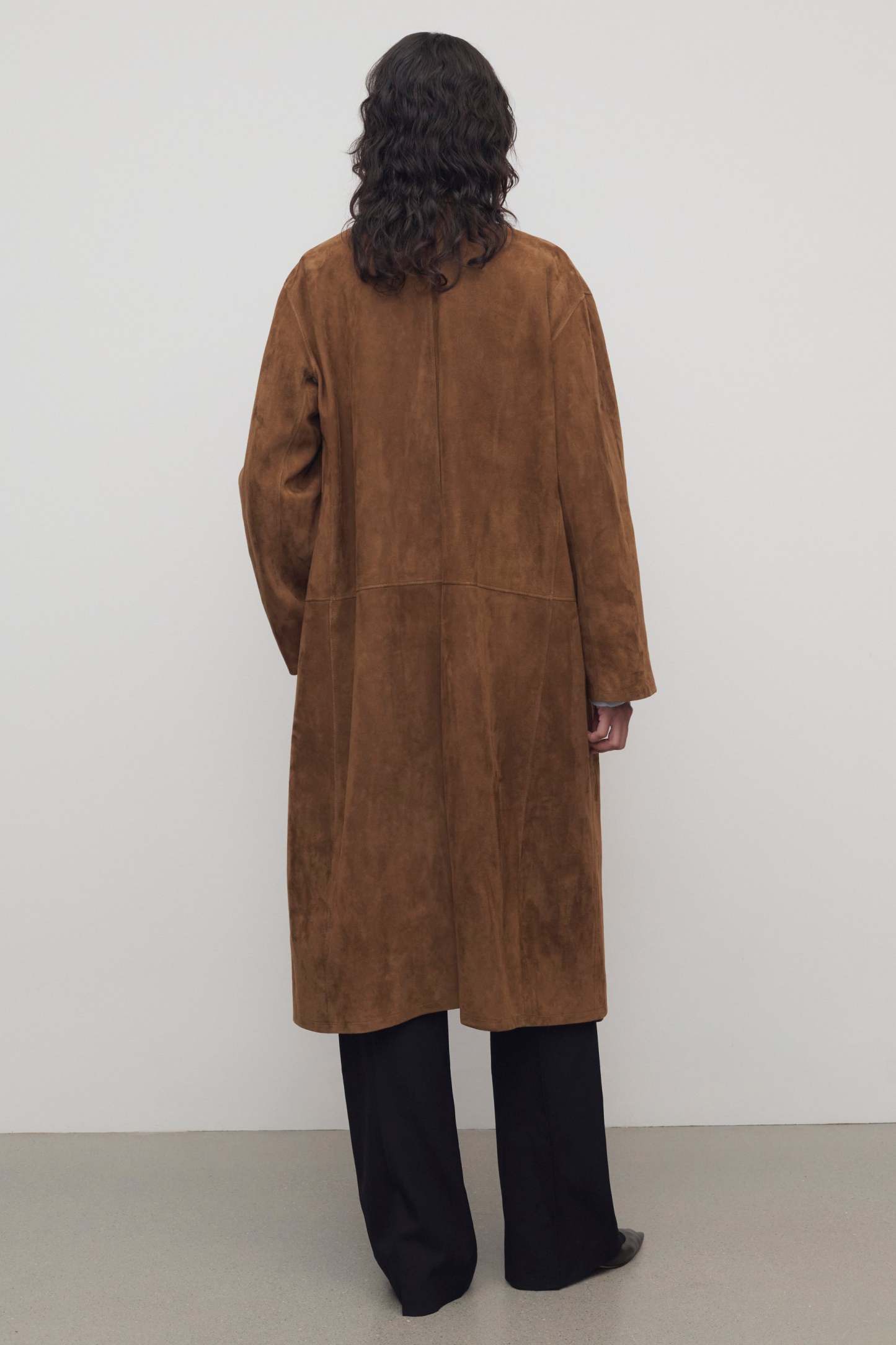 Serenis Coat in Suede