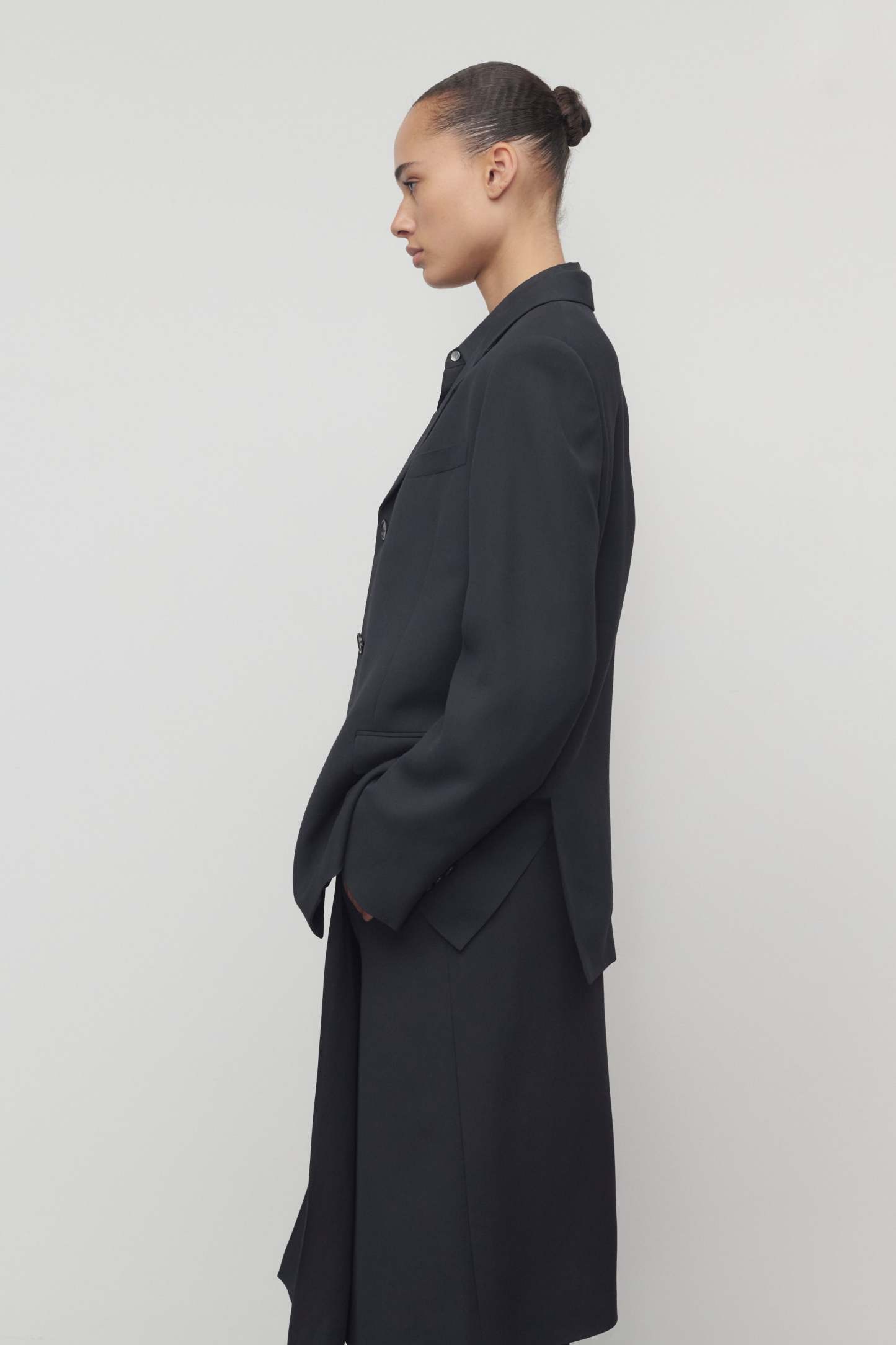 Faelan Jacket in Viscose and Silk