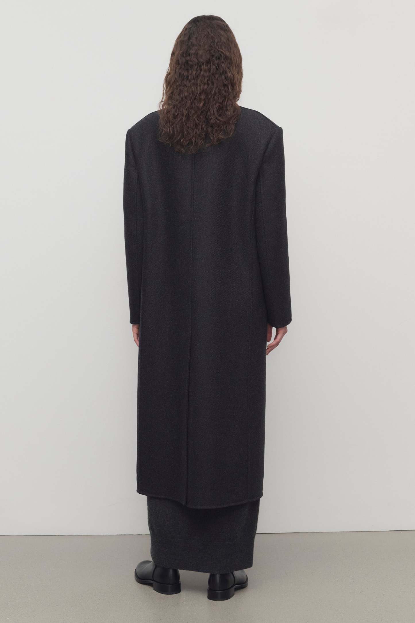 Hariet Coat in Virgin Wool and Cashmere