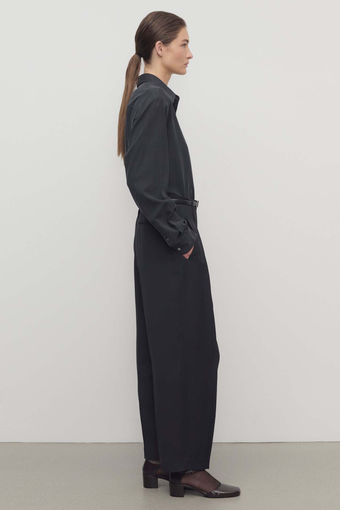 Tamarind Pant in Viscose and Silk