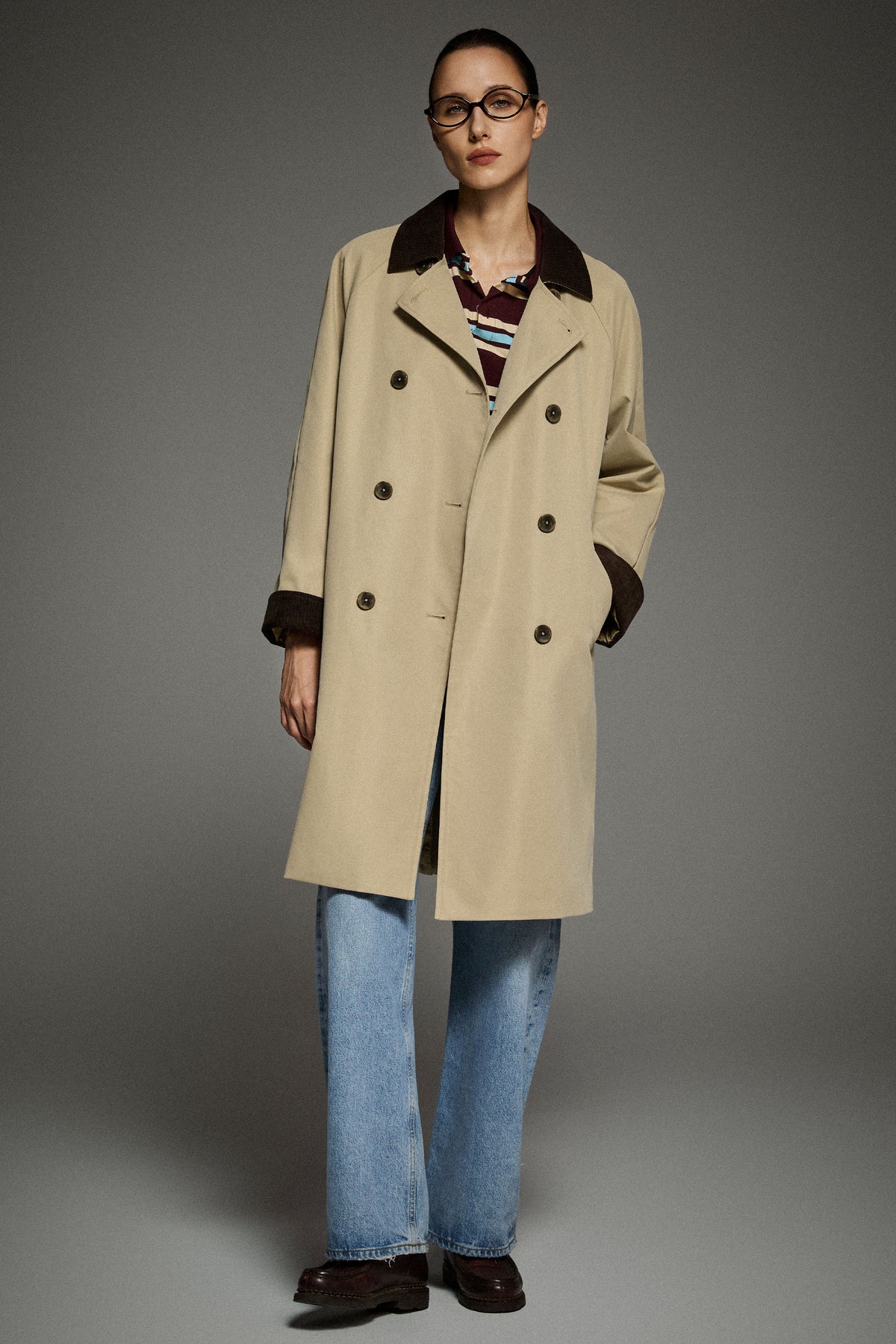 Casual Oversized Trench Coat