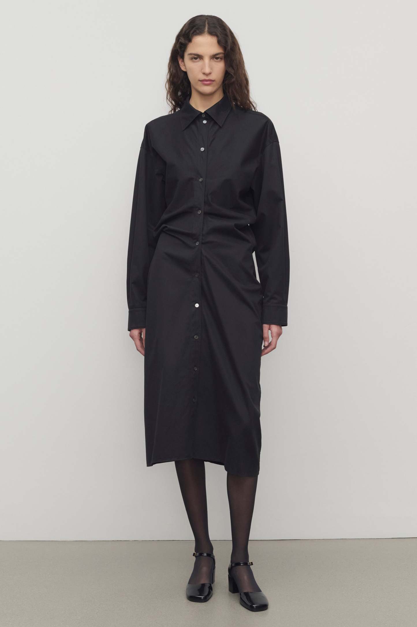 Yuske Dress in Cotton and Cashmere