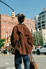 Bryce Corduroy Barn Jacket - Sepia