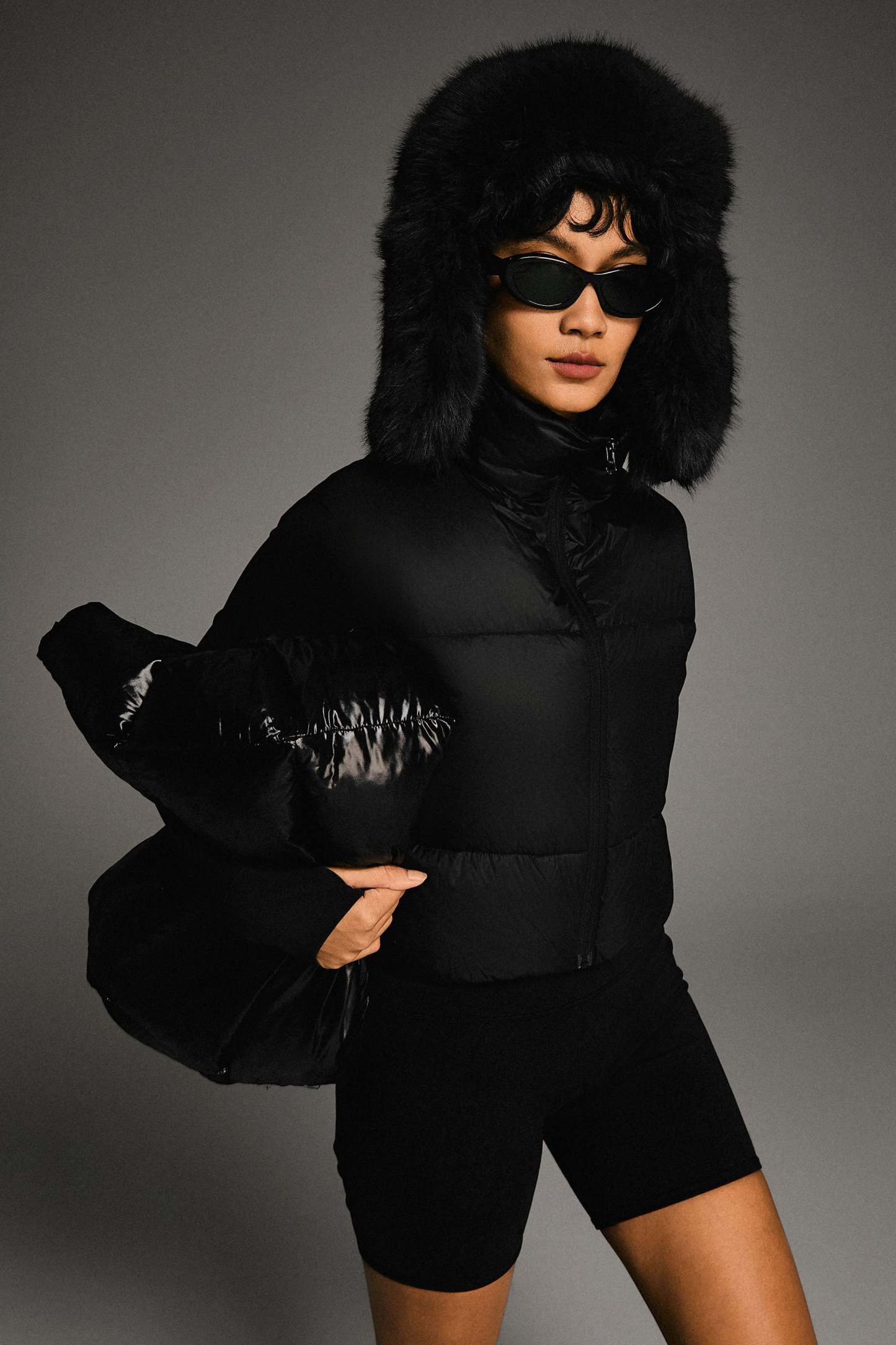 Cropped Puffer Down Vest