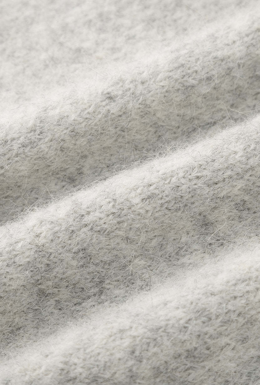 Danica Knitted Alpaca Vest - Gray