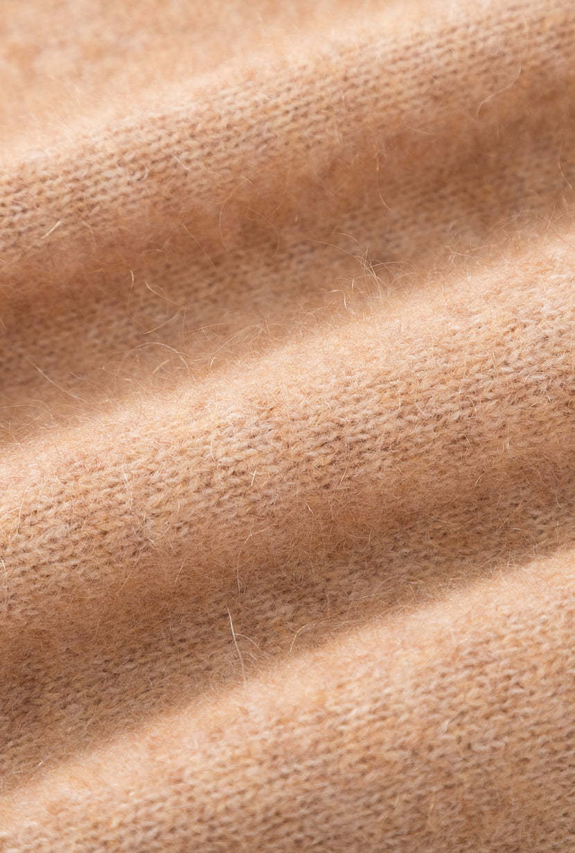 Carissa Mohair Cardigan - Camel