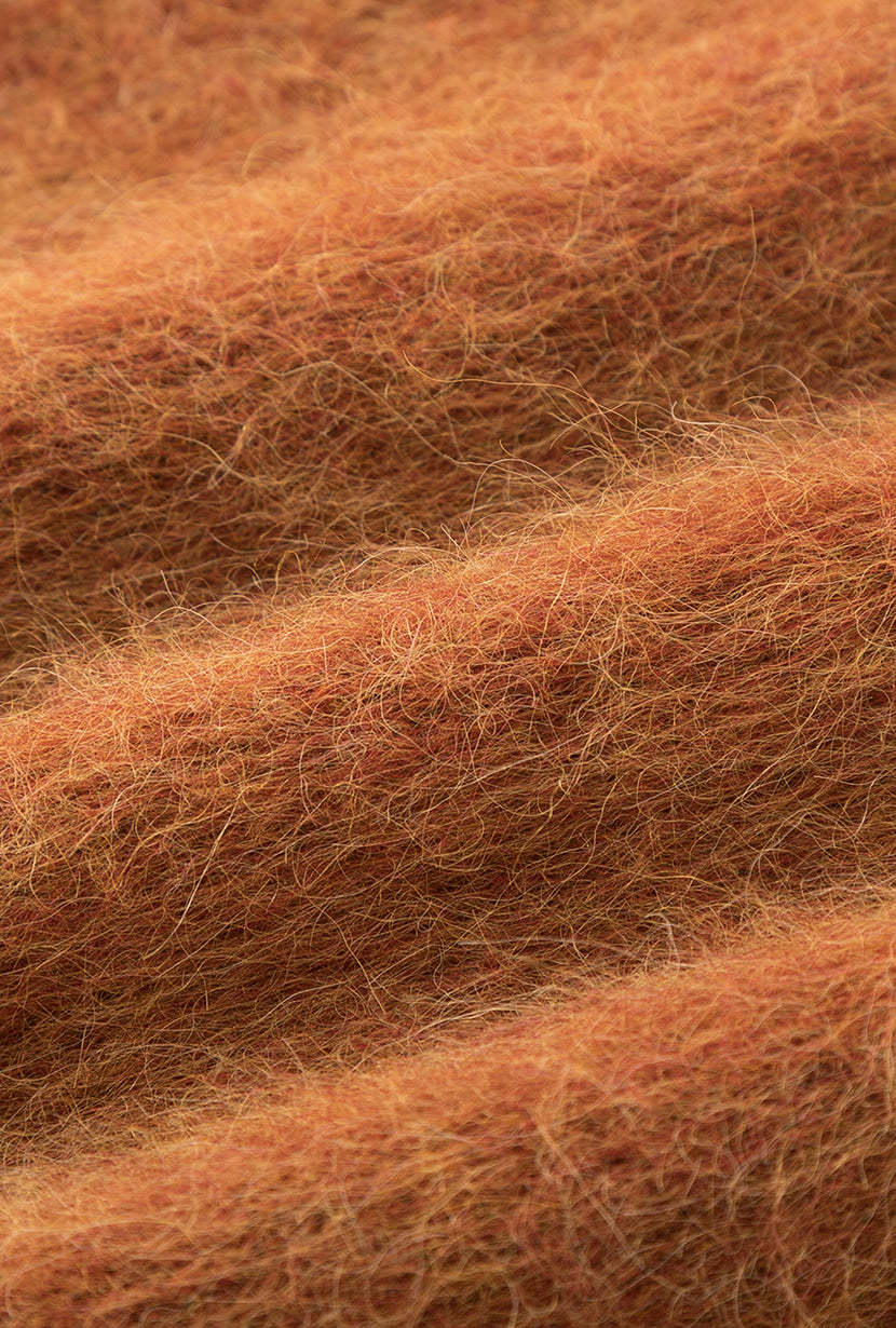 Brayden Alpaca Cardigan - Ginger