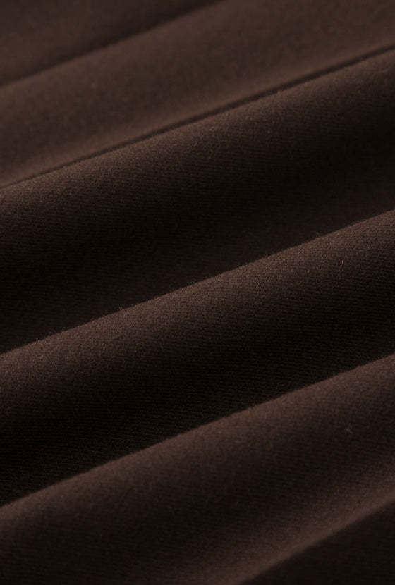 Blake Wool Blend Skirt - Chocolate