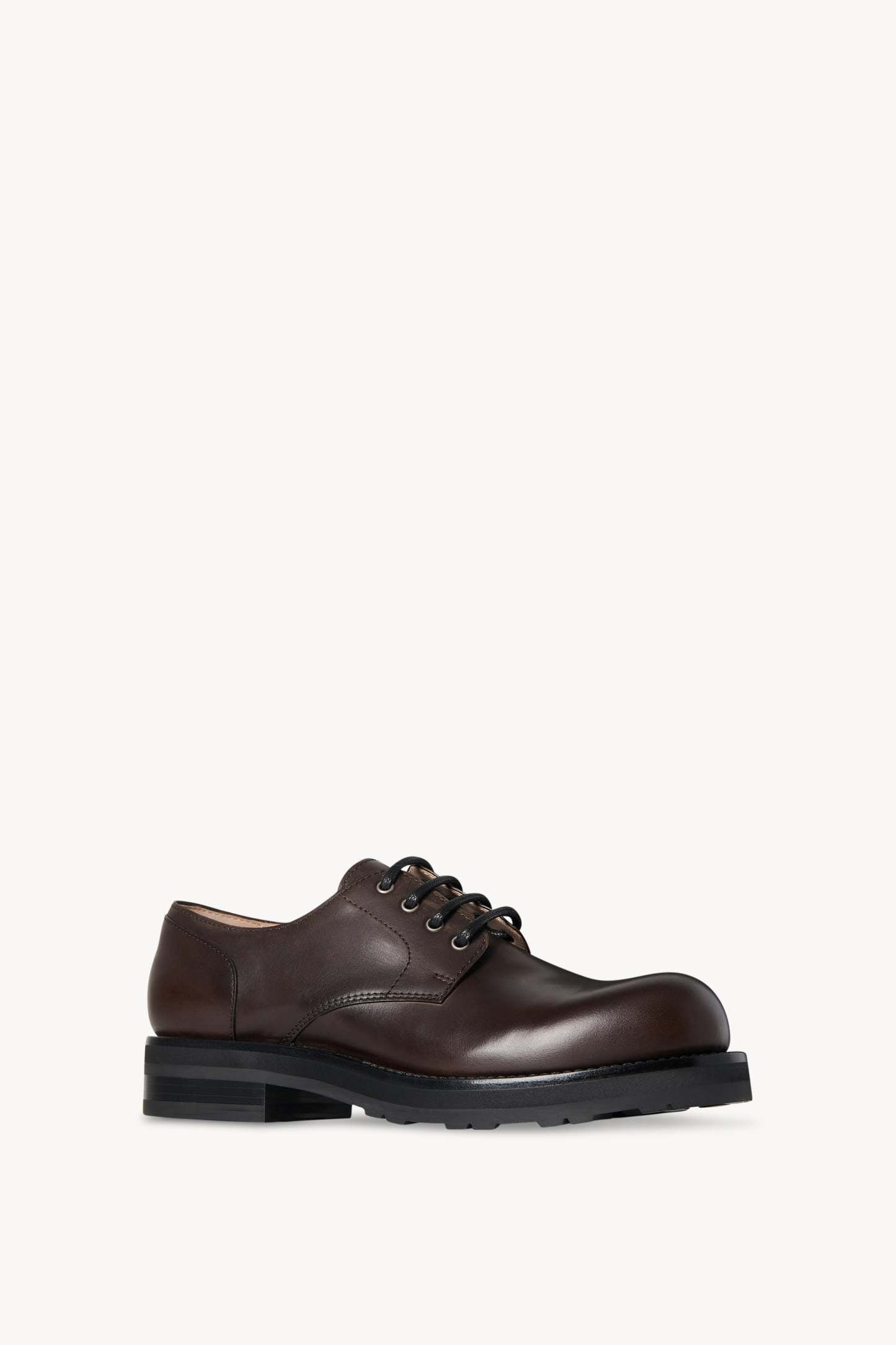 Derby Lug Sole Shoe in Leather