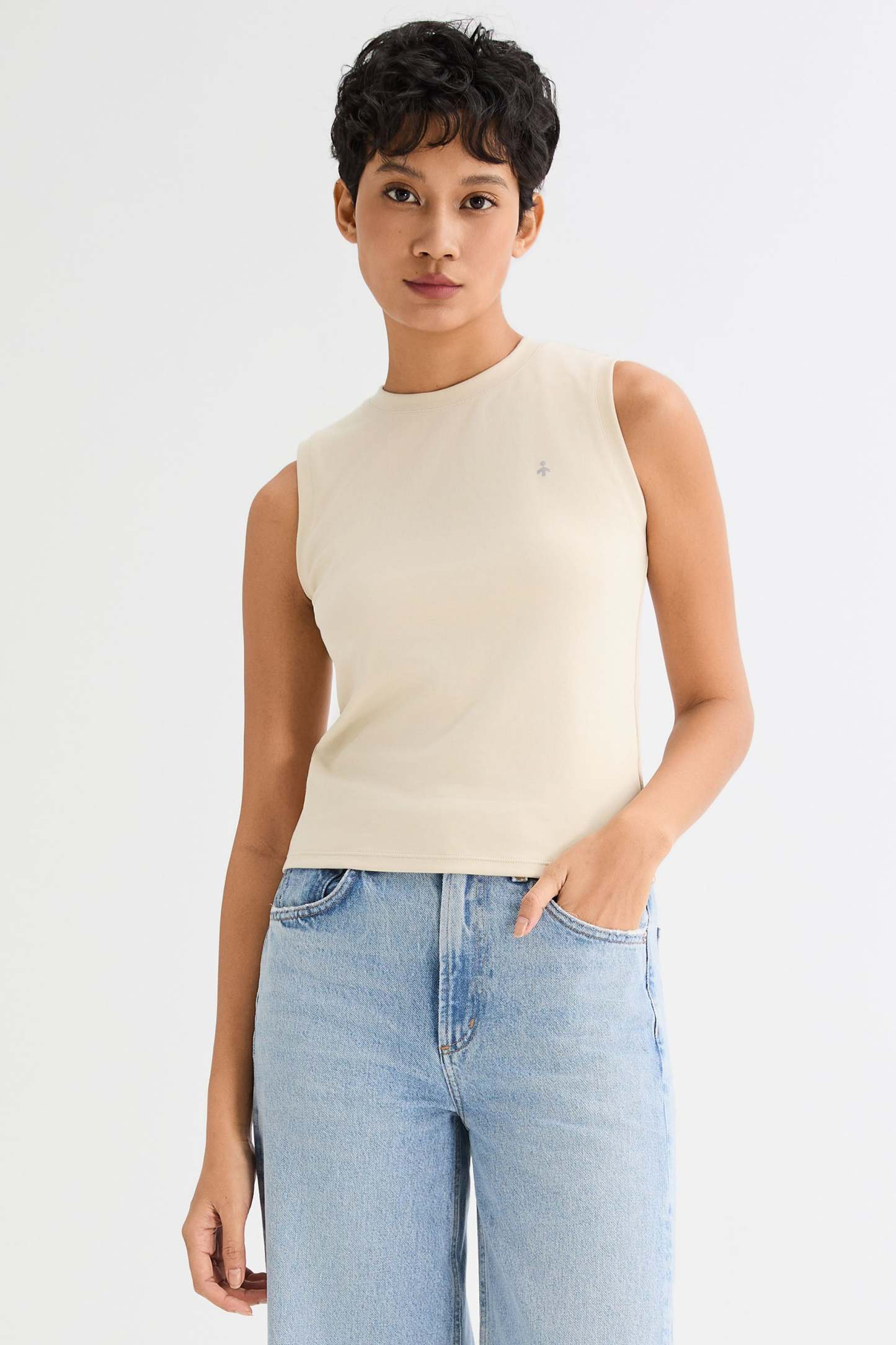 High Neck Tank Tops Sleeveless Workout