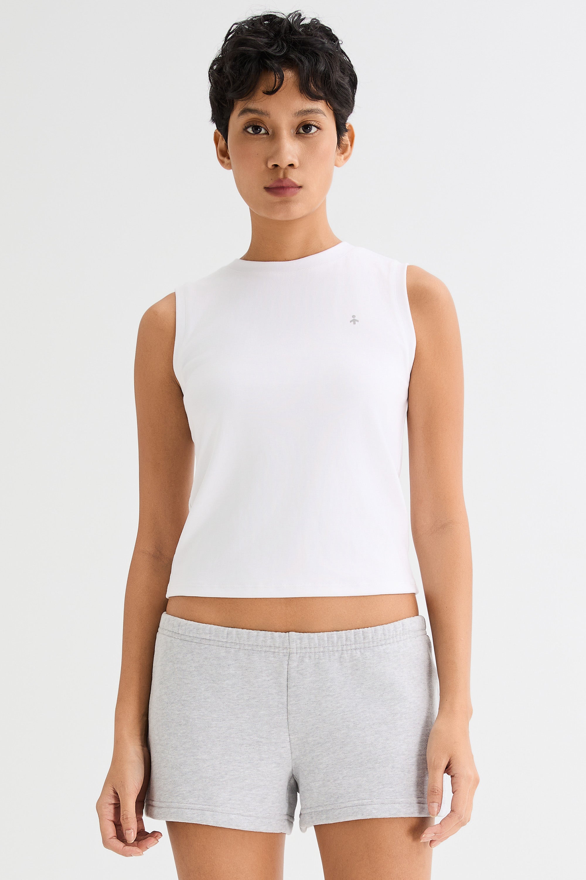 High Neck Tank Tops Sleeveless Workout