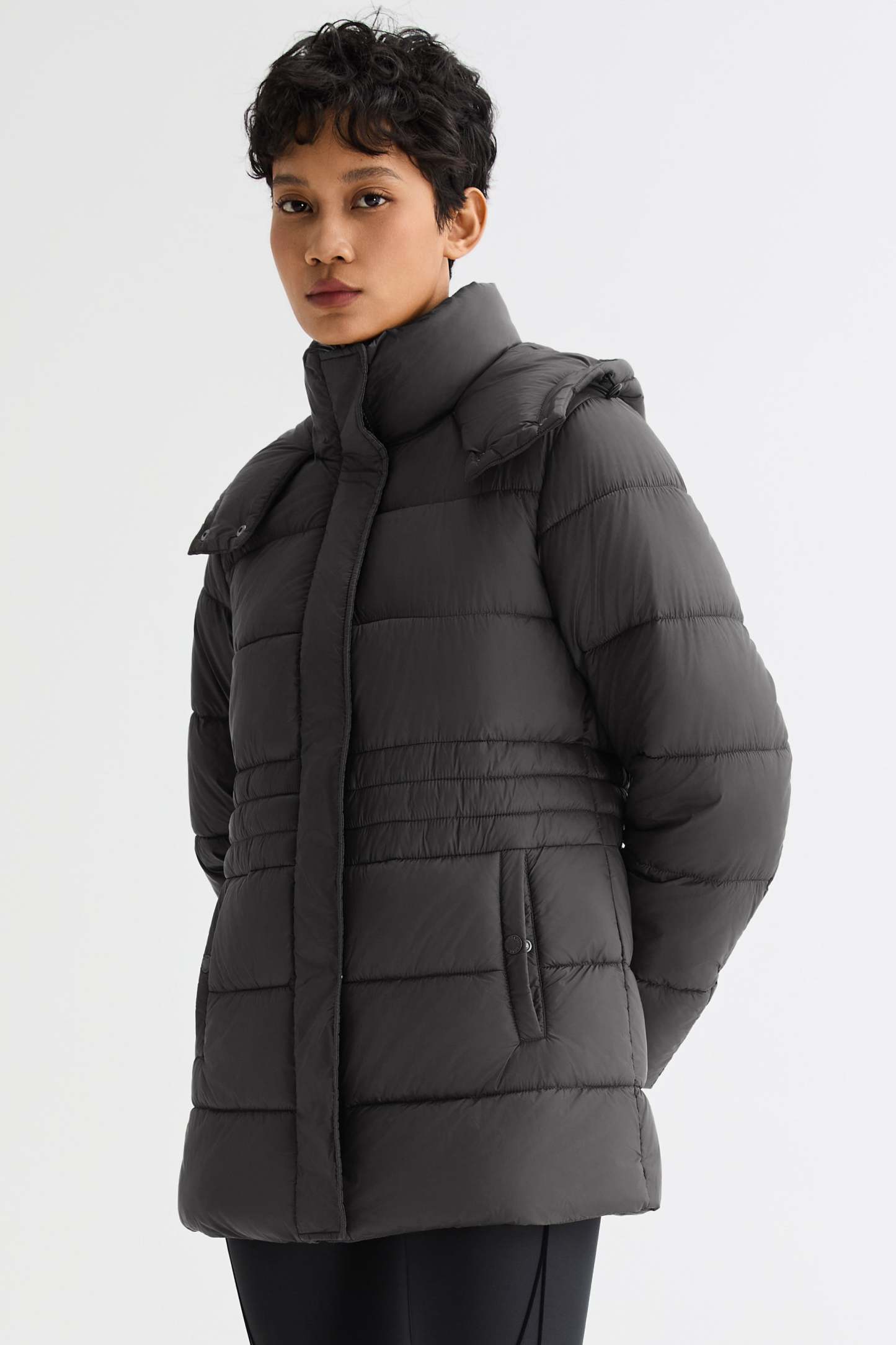 Hooded Quilted Everyday Lyrella Puffer Jacket