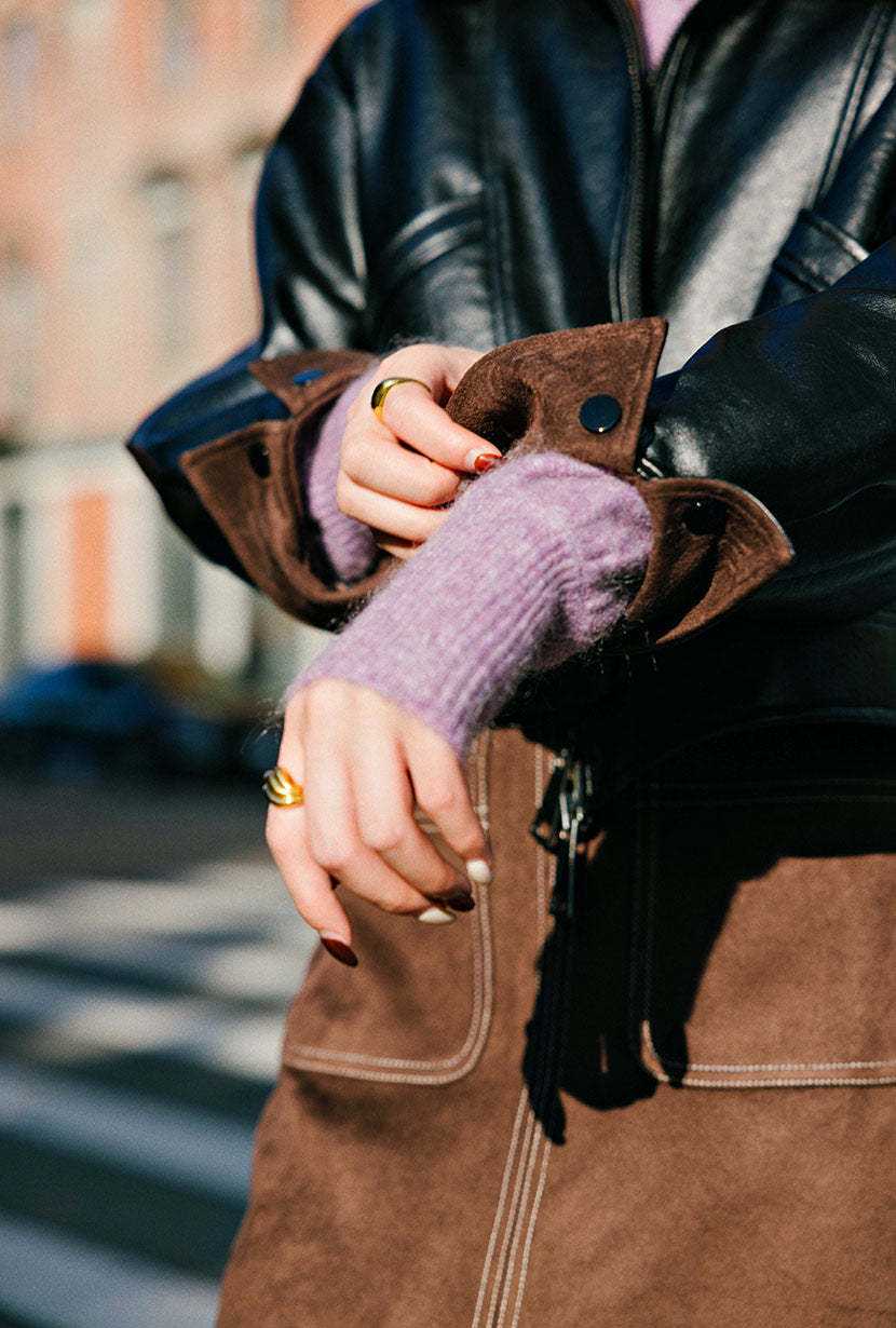 Laura Faux Leather Jacket - Black