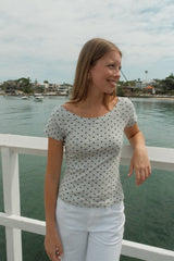 Ginny Polka Dot Top