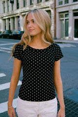 Ginny Polka Dot Top