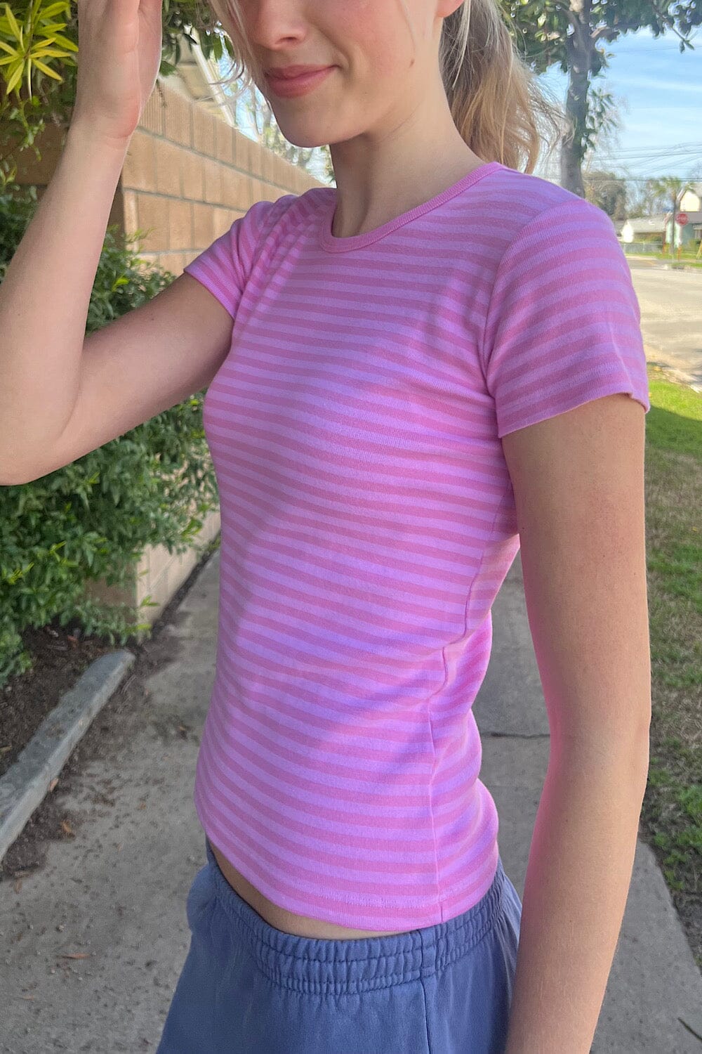 Hailie Long Striped Top