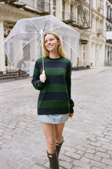 Brianna Cotton Thick Stripe Sweater