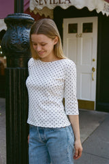 Jennie Polka Dots Top