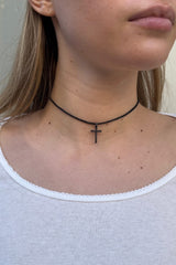 Cross Rope Necklace