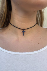 Cross Rope Necklace