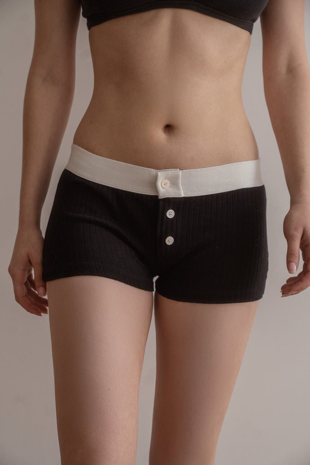 Boy Short Thick Ribbed Underwear