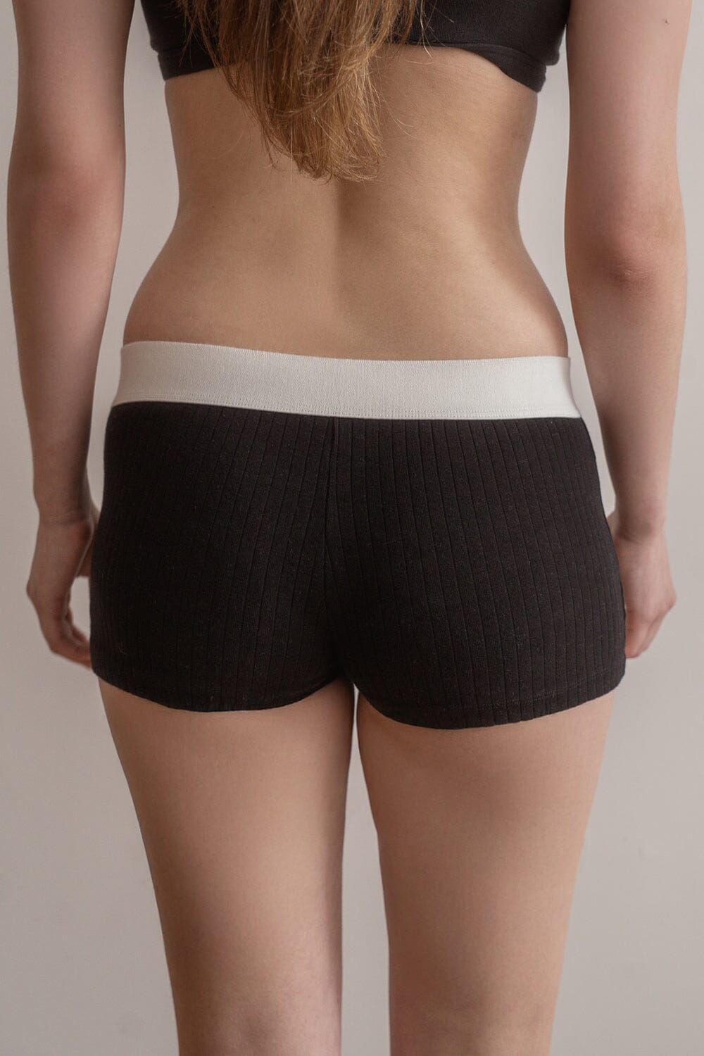 Boy Short Thick Ribbed Underwear