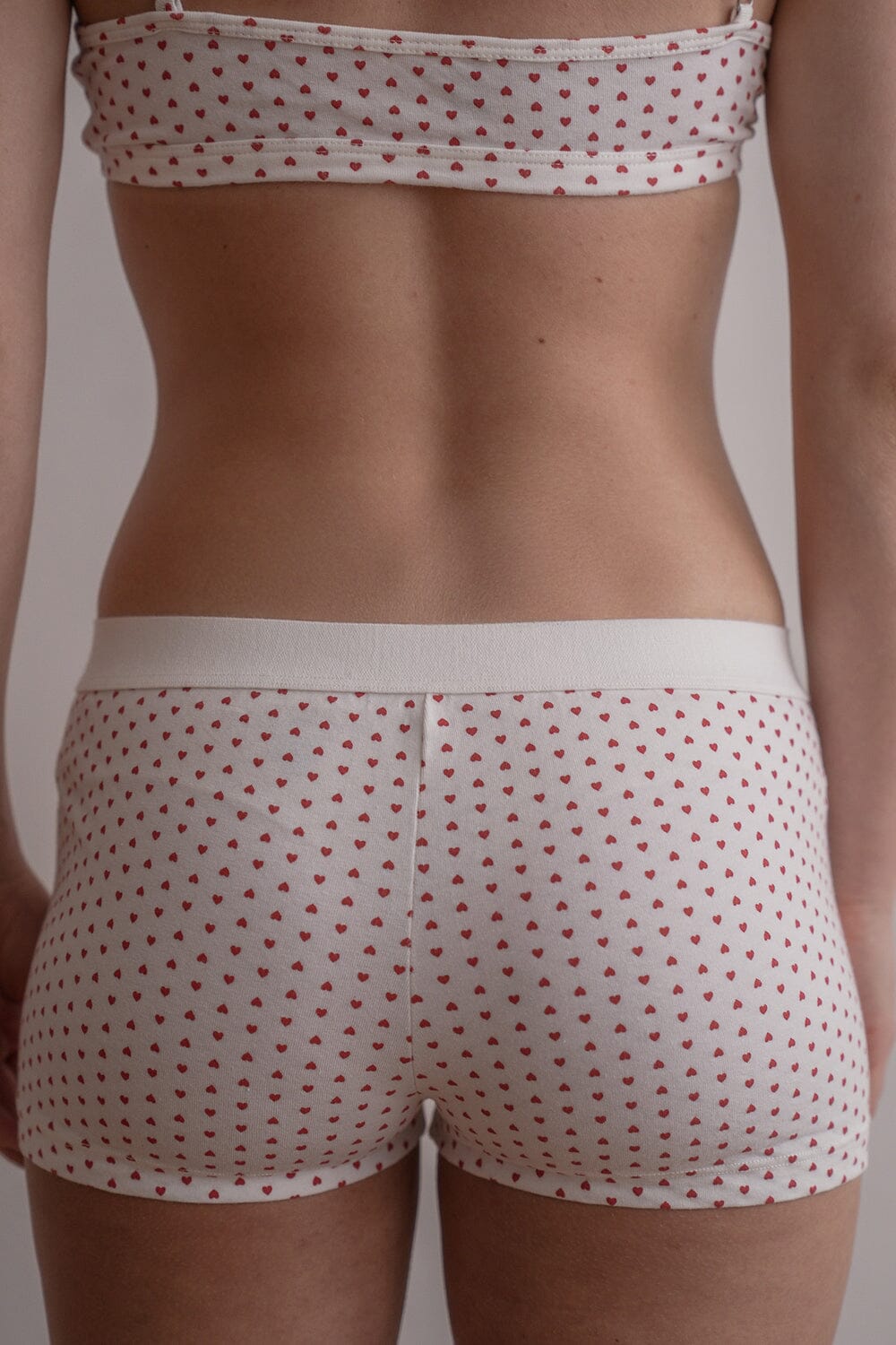 Boy Short Hearts Underwear