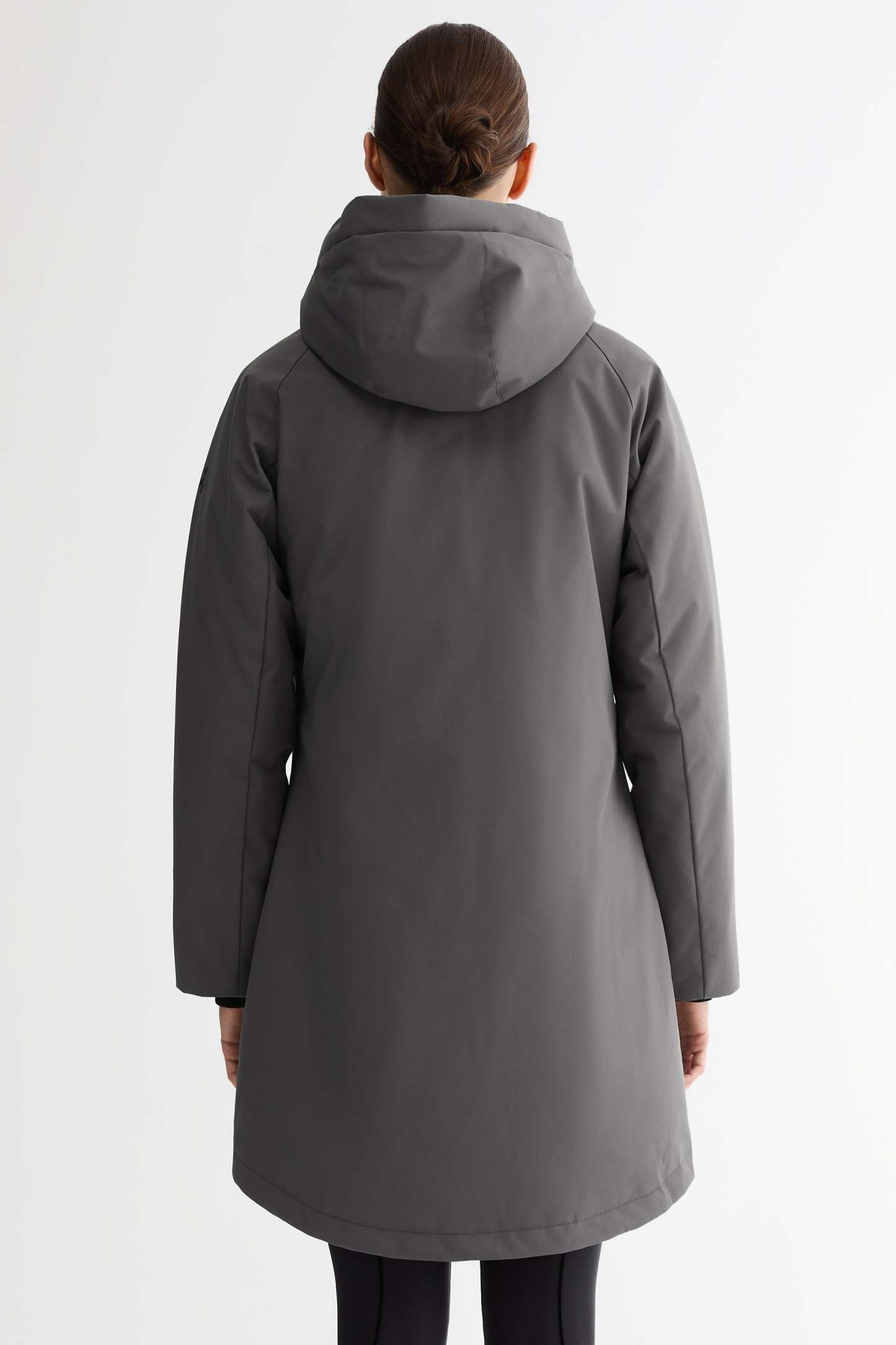 Mid-Length Windproof Parka Coat