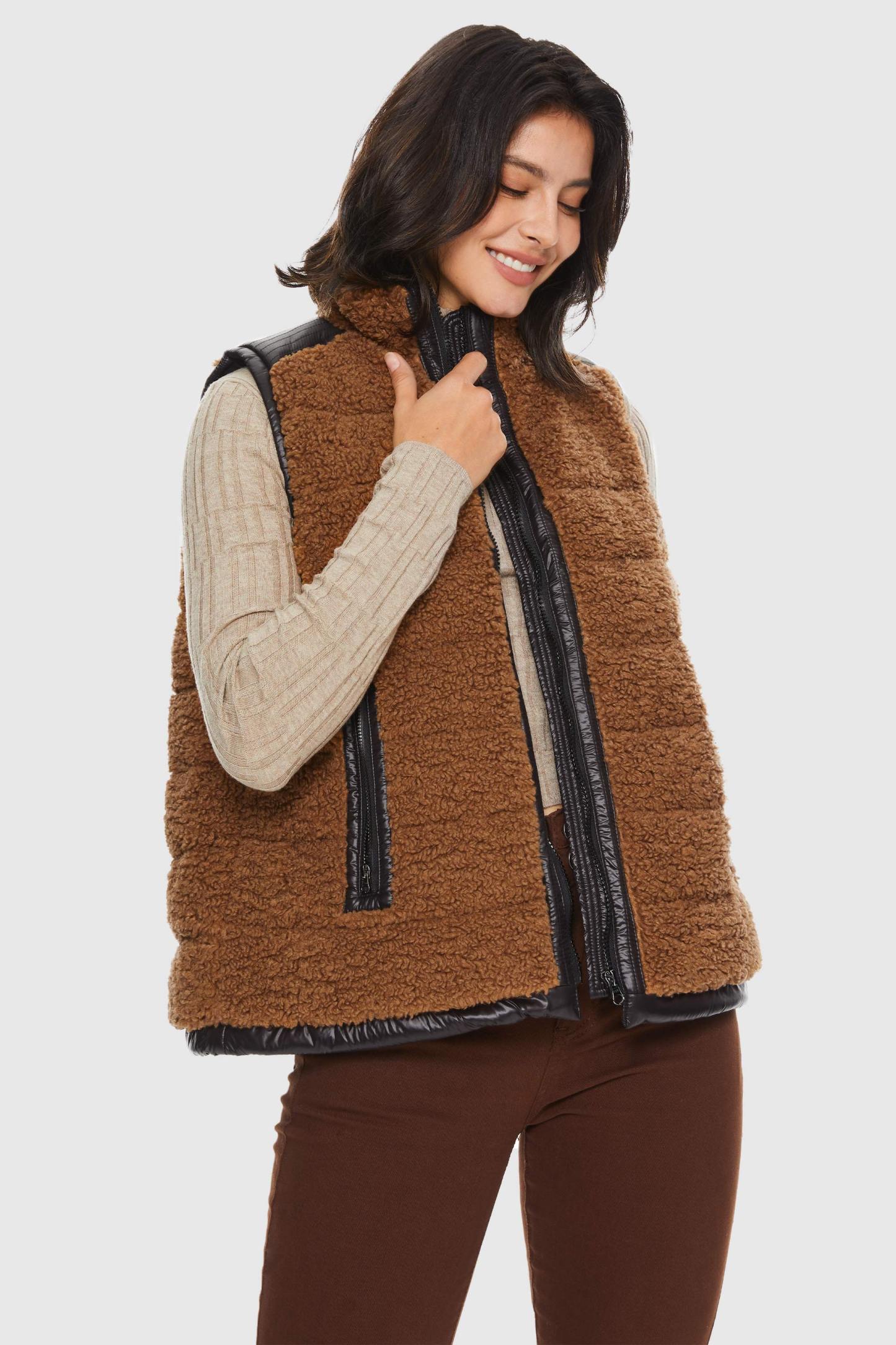 Casual Fleece Down Vest
