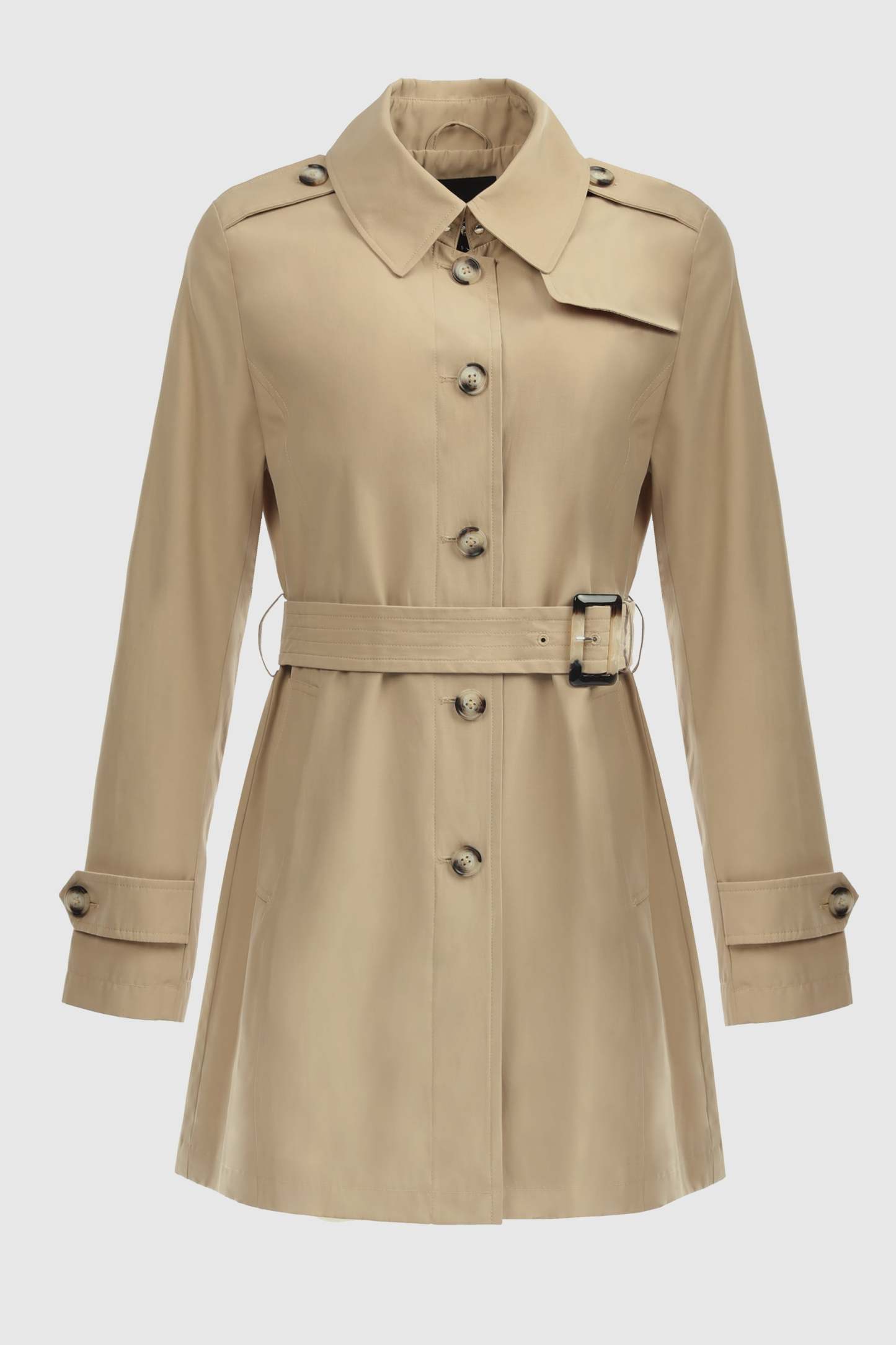 Classic Windproof Belted Hudson Trench