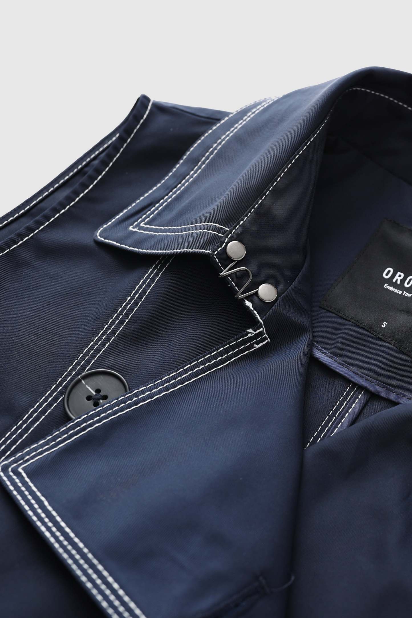 Double-Breasted Long Vest