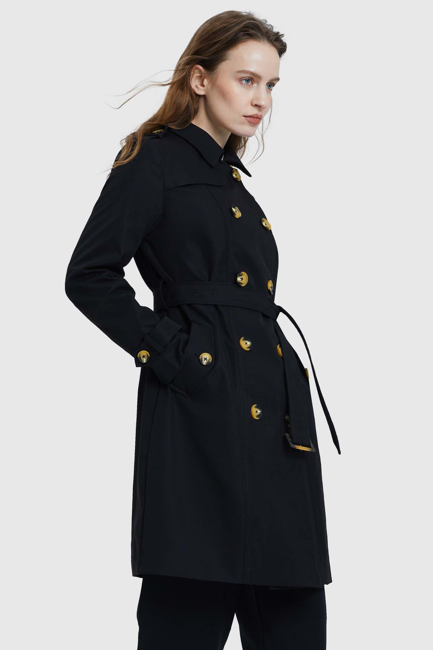 Double-Breasted Hudson Trench