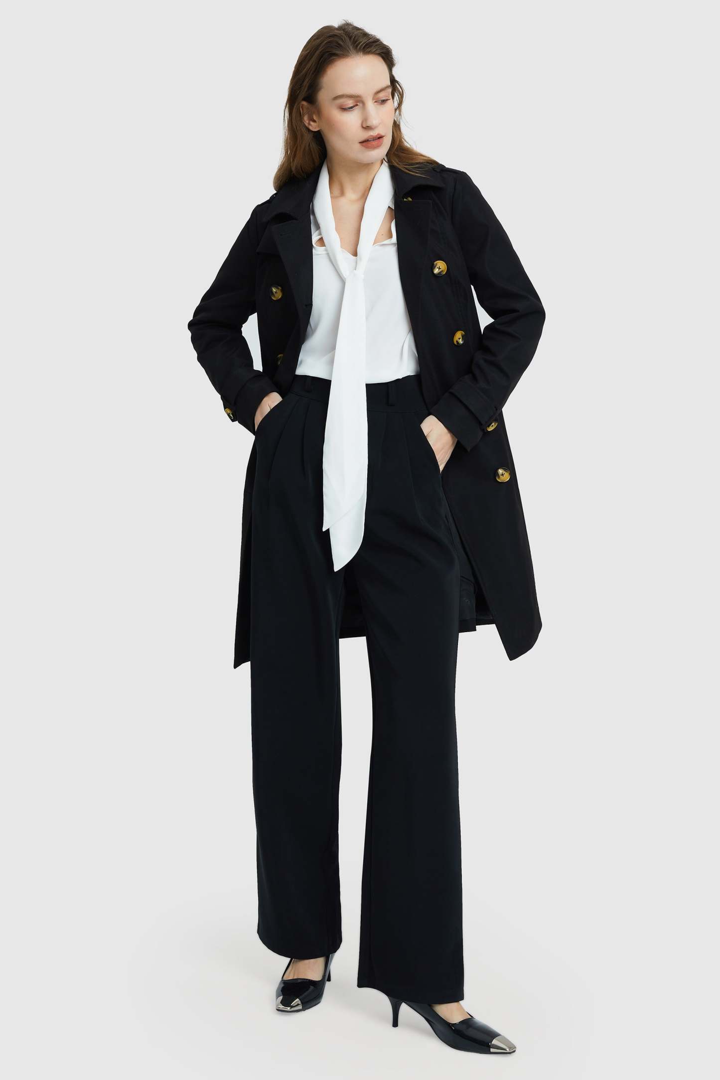 Double-Breasted Hudson Trench