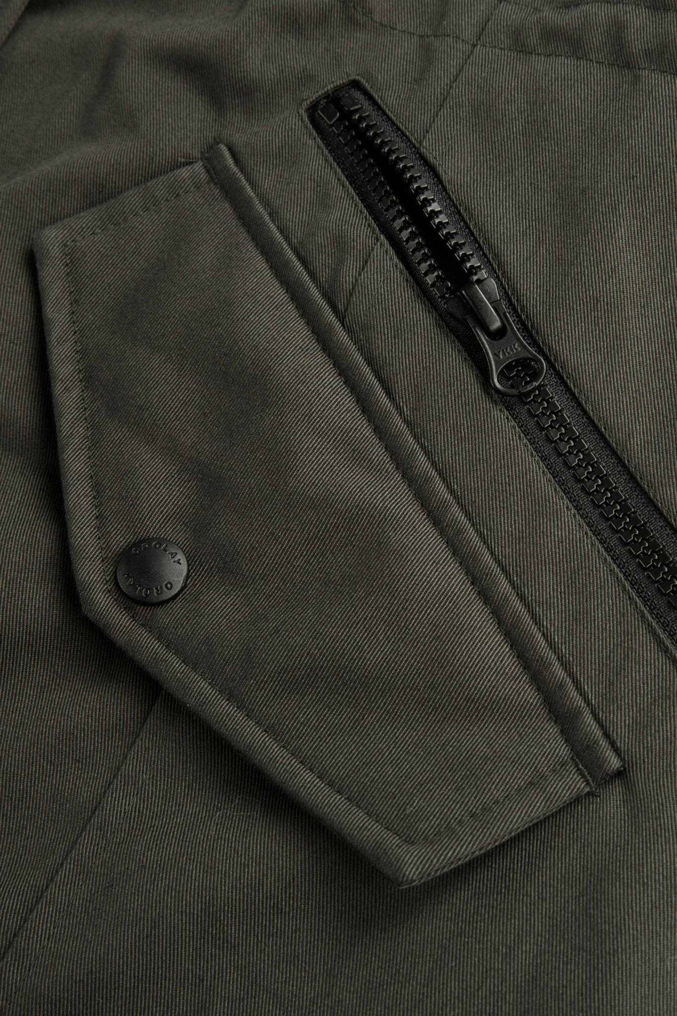 Fleece-Lined Hooded Parka Jacket with Pockets