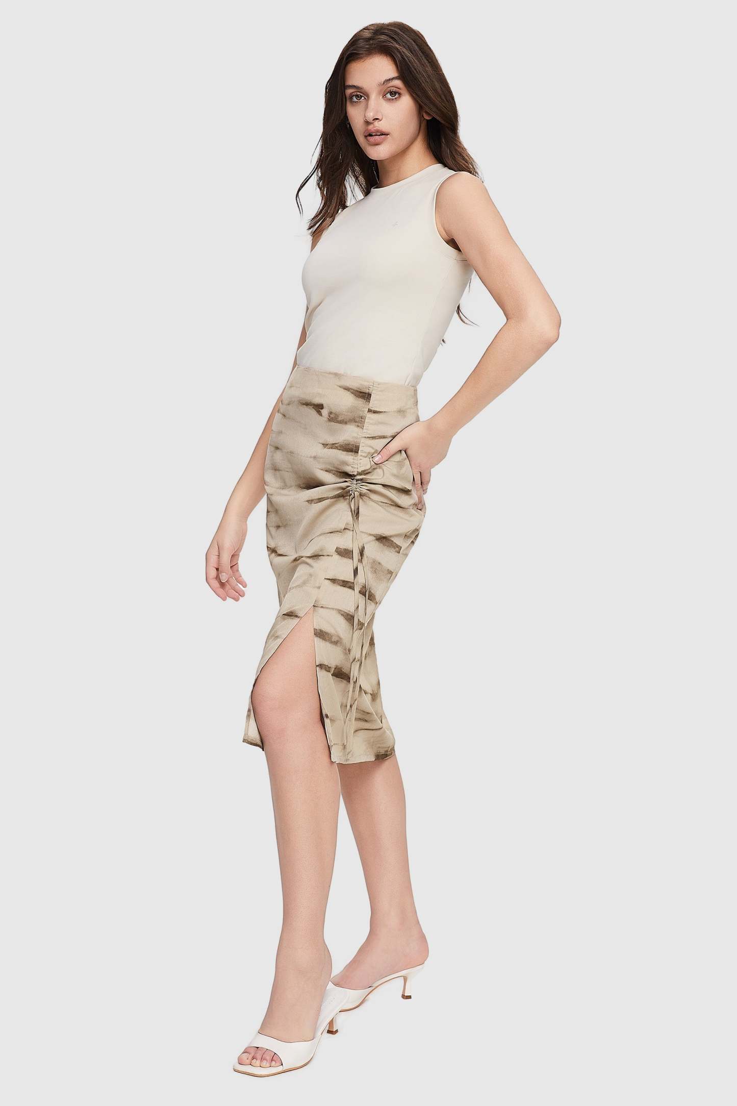 High Waist Casual Pencil Skirt