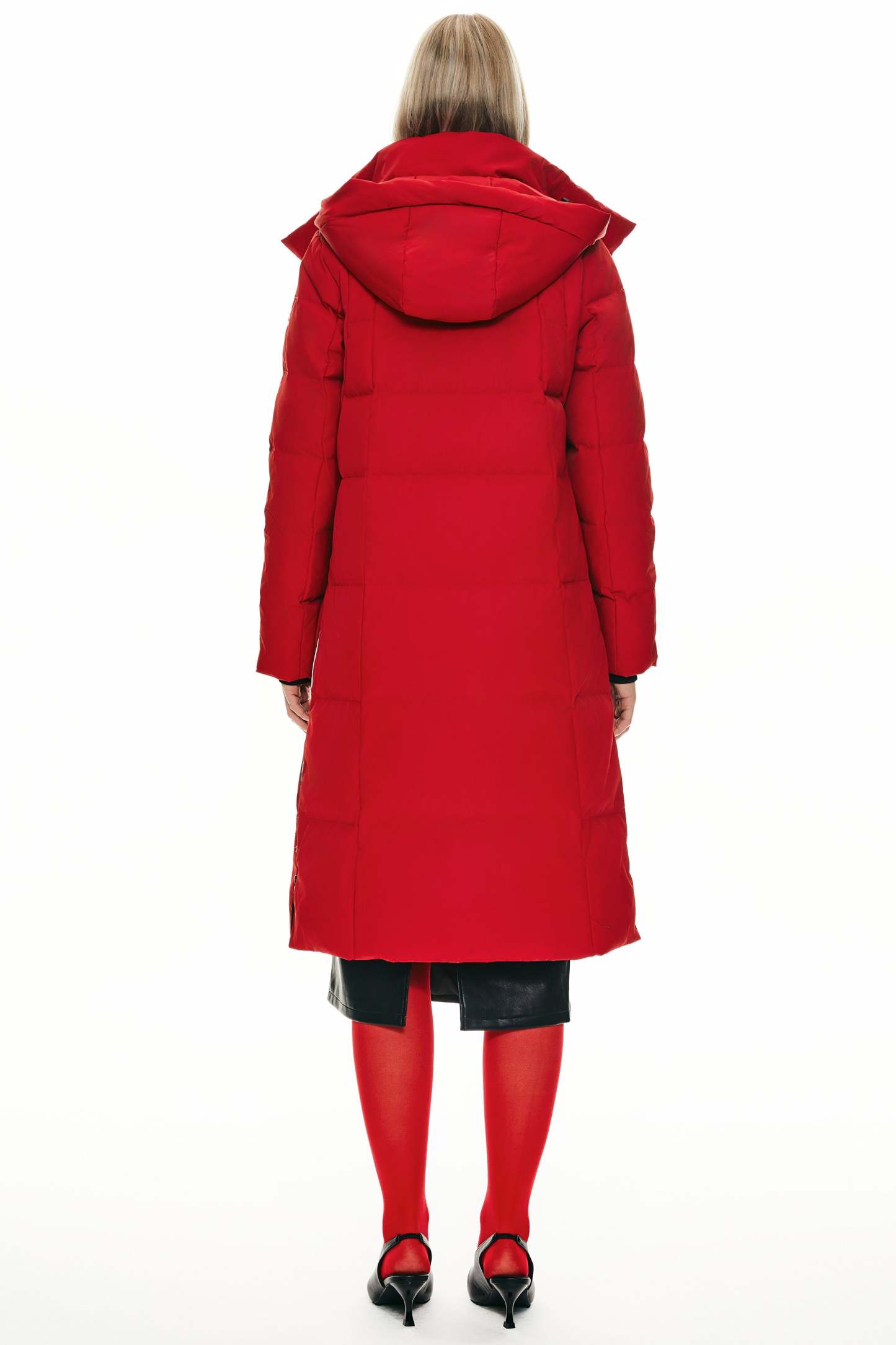 Knee Length Thickened Down Jacket