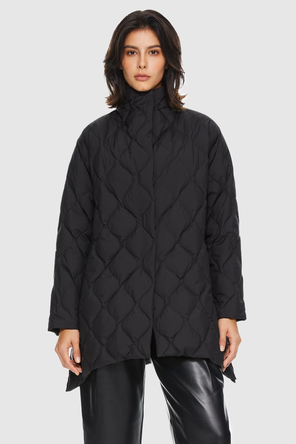 Lightweight Long-Sleeve Down Puffer Jacket
