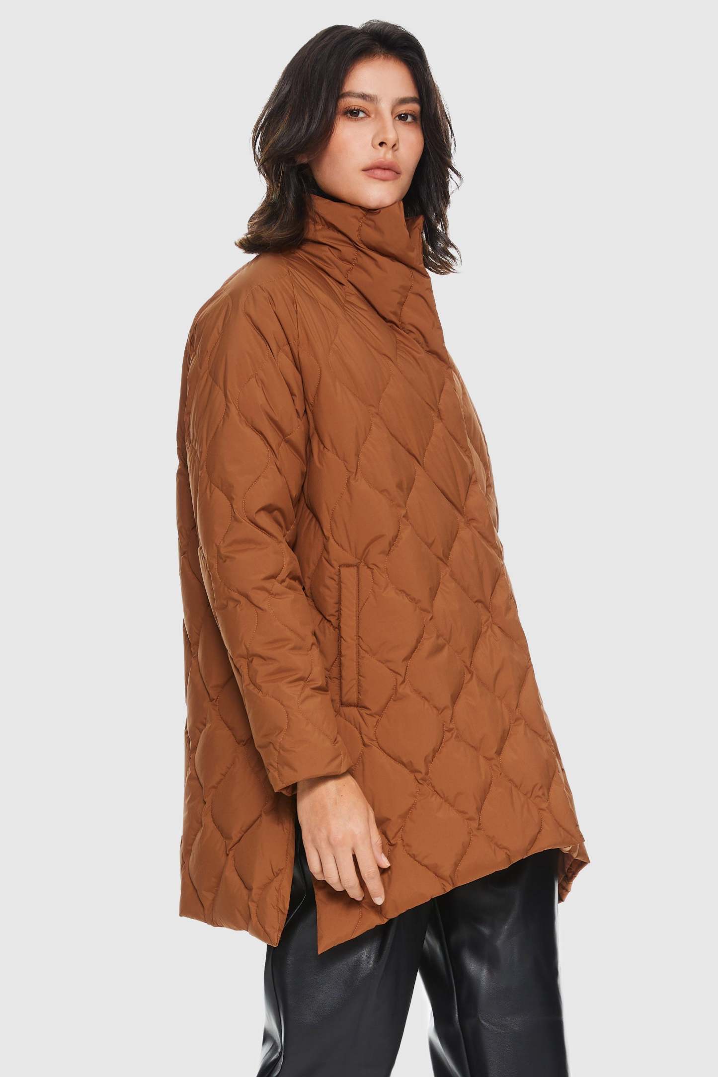 Lightweight Long-Sleeve Down Puffer Jacket