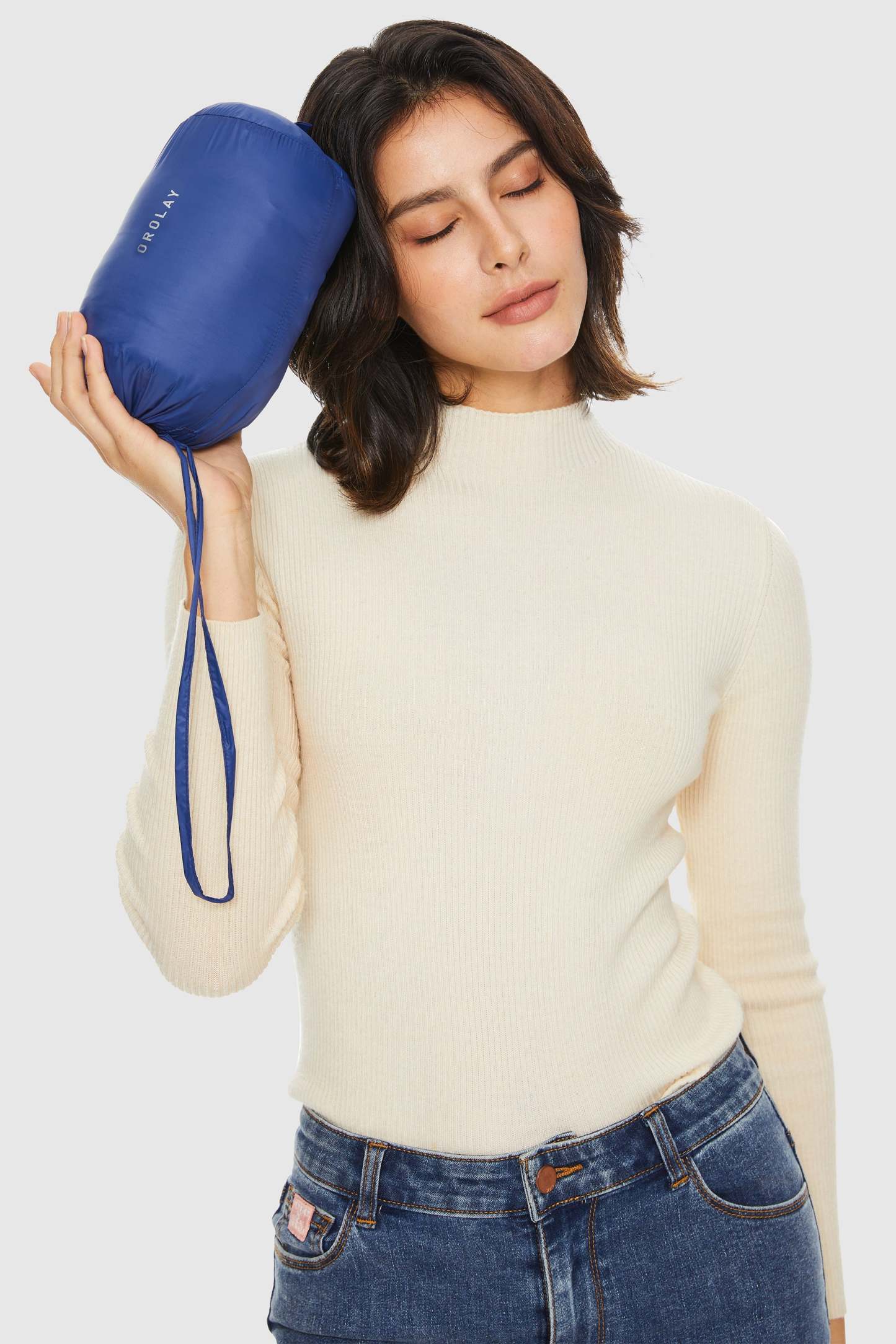 Lightweight Packable Down Jacket with Stand Collar with hood